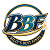 Billy’s Best Finds BBF logo in navy, teal and gold