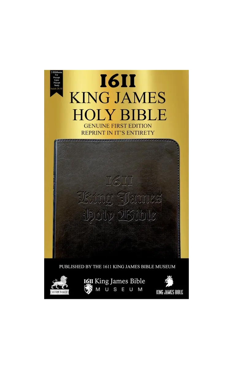 1611 King James Bible — Black