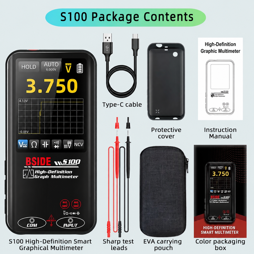 BSIDE S100 Smart Graphic Multimeter
