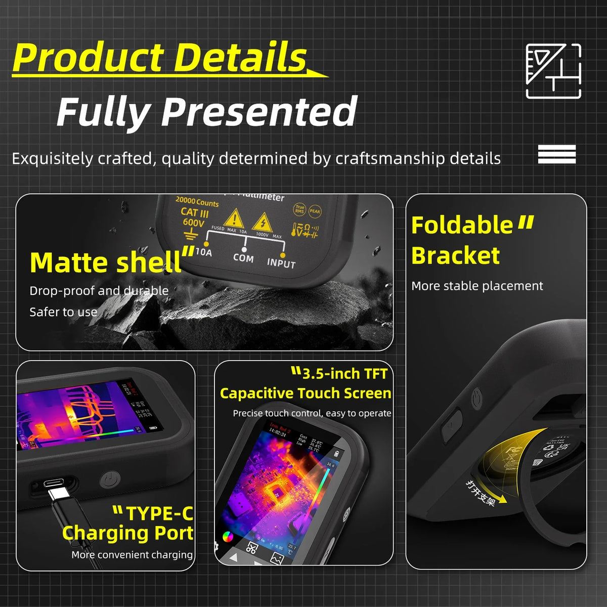 BSIDE SH6 Thermal Imaging Multimeter