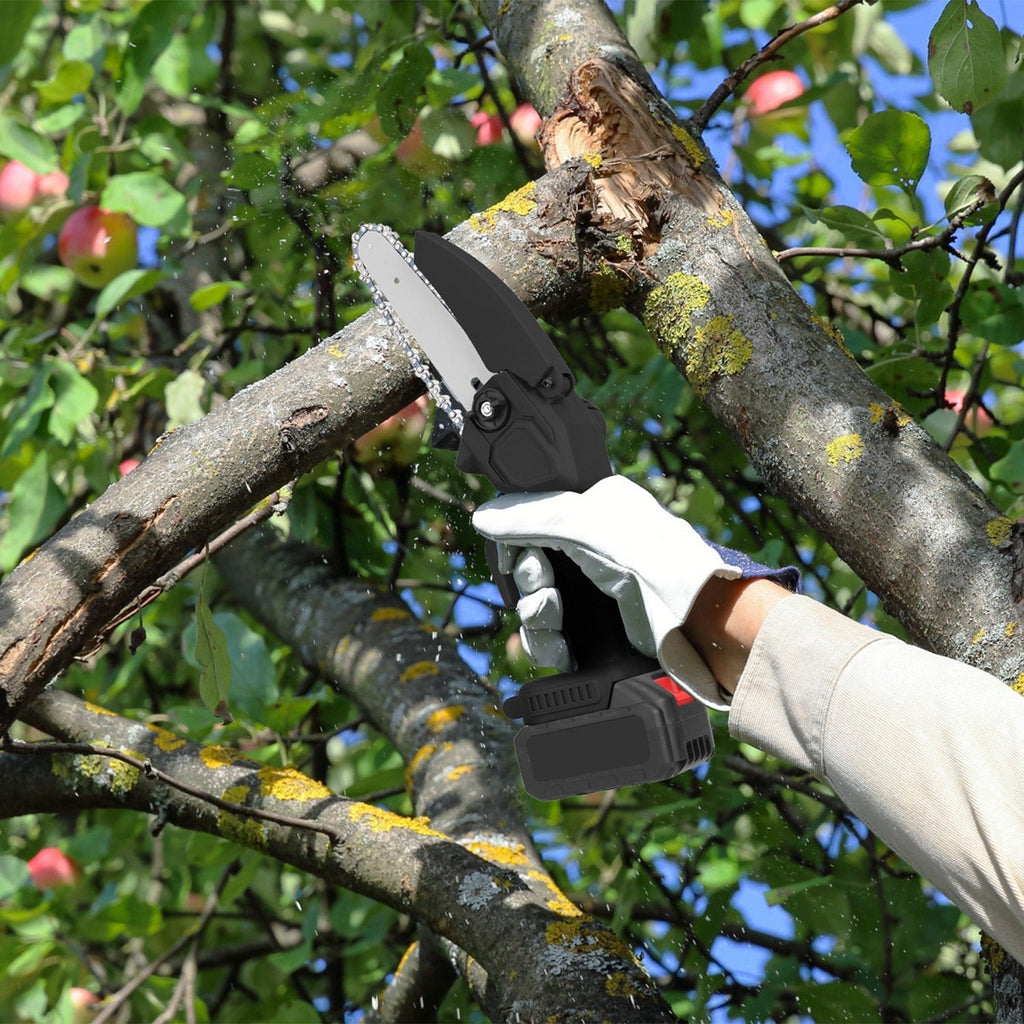 Cordless Mini Chainsaw Kit with 4 & 6 in. Chains