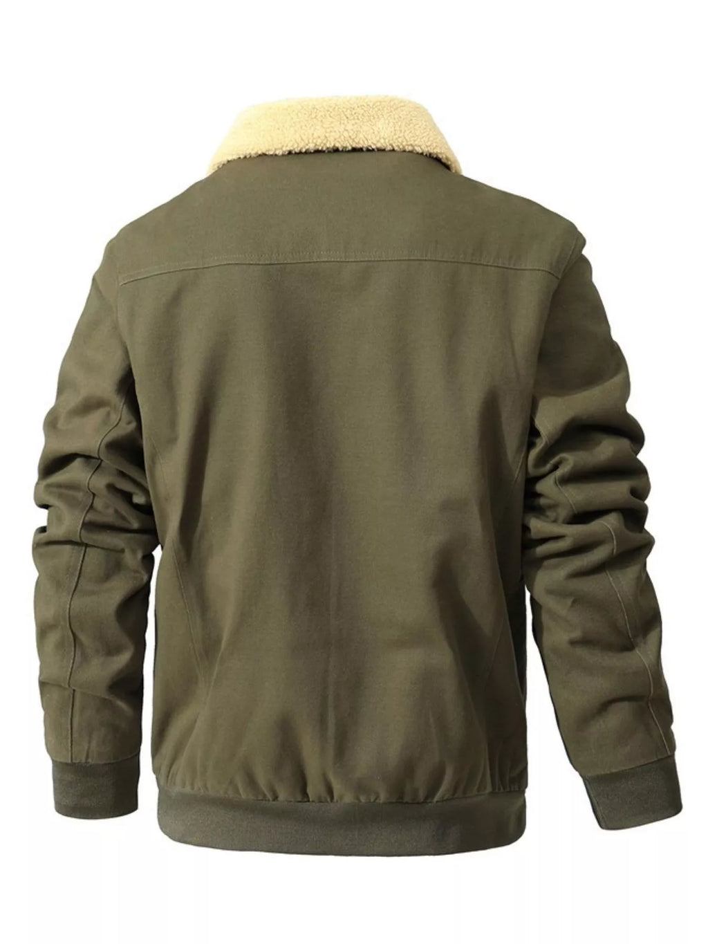 Men's Warm Sherpa-Lined Jacket