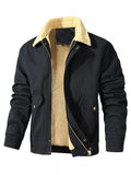 Men's Warm Sherpa-Lined Jacket