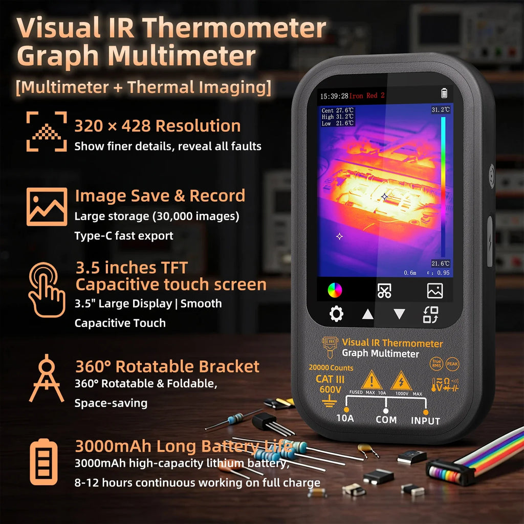 BSIDE SH8 Thermal Imaging Multimeter with Macro Lens