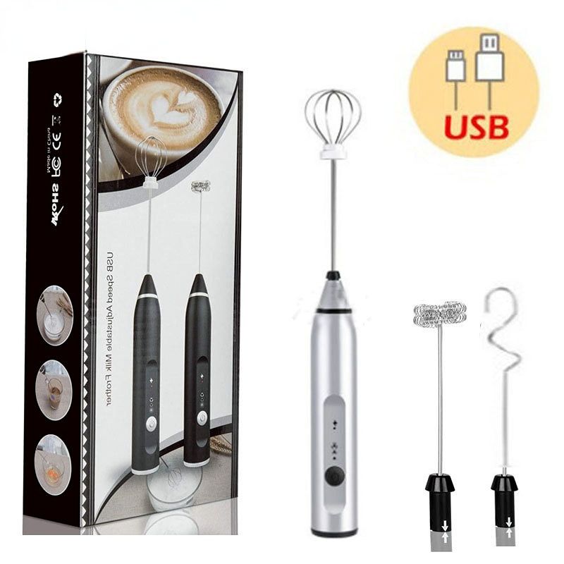 Handheld Electric Milk Frother & Coffee Whisk