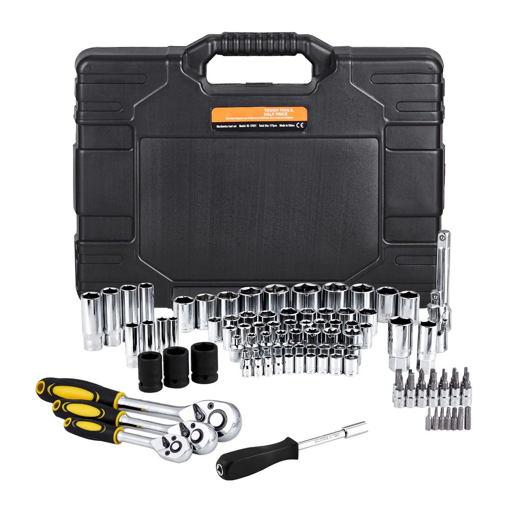 121-Piece SAE & Metric Mechanics Tool Set
