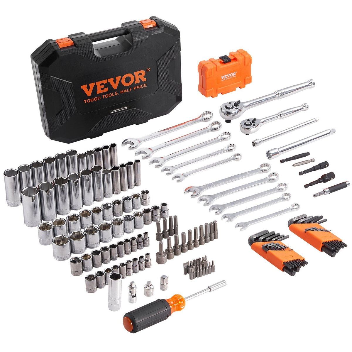 145-Piece SAE & Metric Mechanics Tool Set