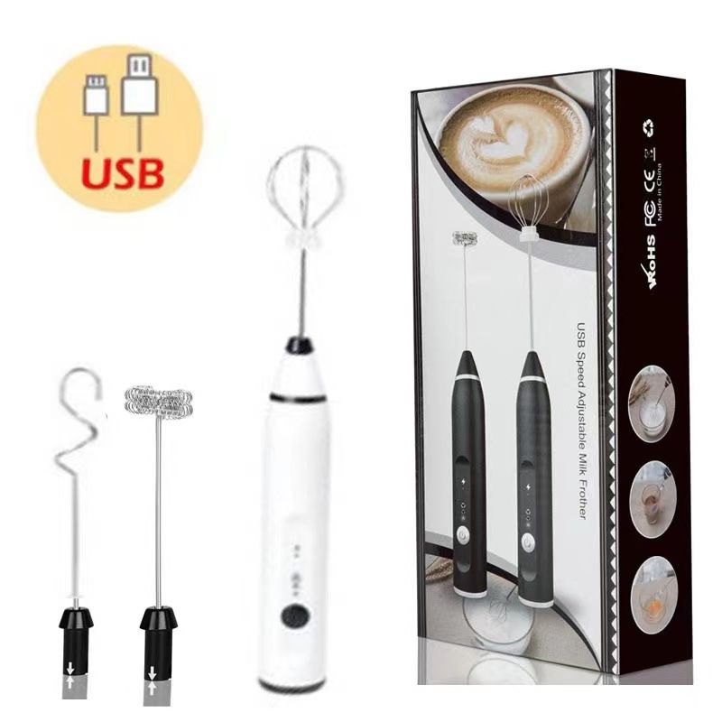 Handheld Electric Milk Frother & Coffee Whisk
