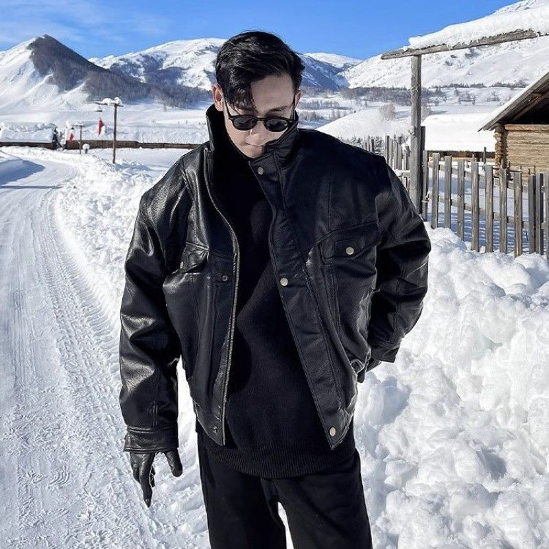 Men's Black Winter Jacket
