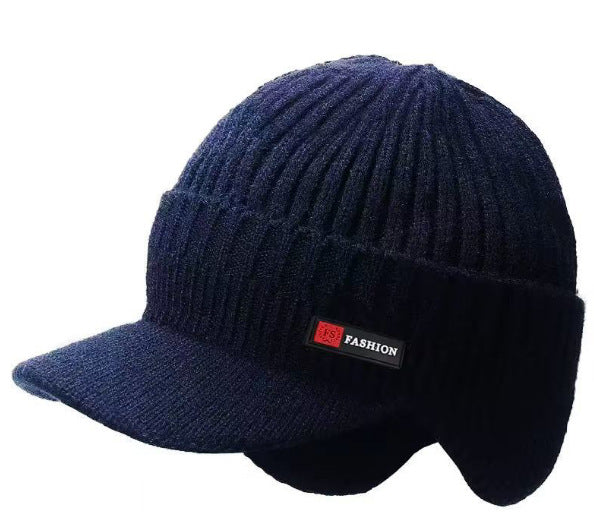 Men's Knit Thermal Earflap Beanie