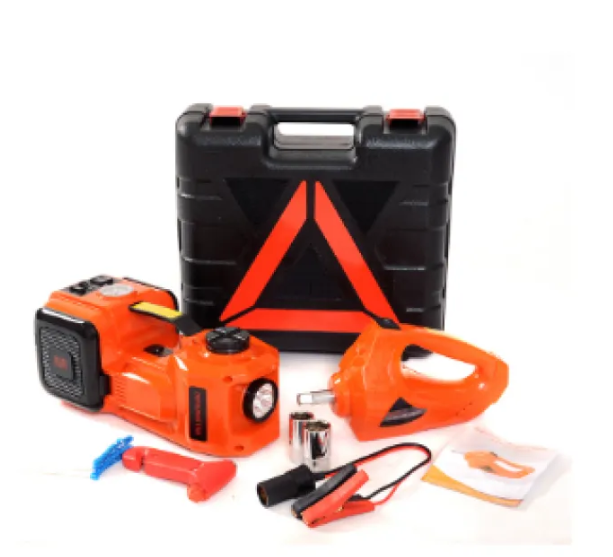 3-in-1 Electric Hydraulic Car Jack & Roadside Emergency Kit