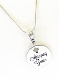 Amazing Grace Cross Necklace