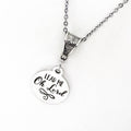 Lead Me, O Lord Stainless Steel Necklace & Pendant