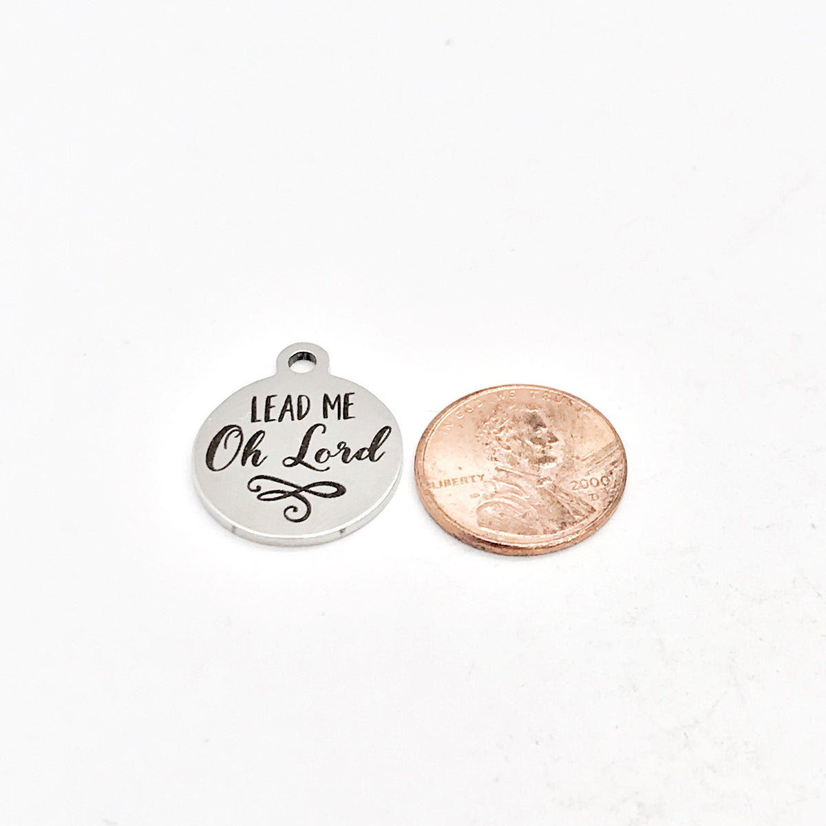 Lead Me, O Lord Stainless Steel Necklace & Pendant