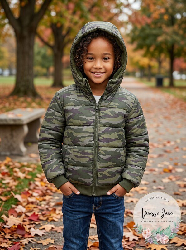 Epic Threads Boys' Reversible Water-Resistant Puffer Jacket