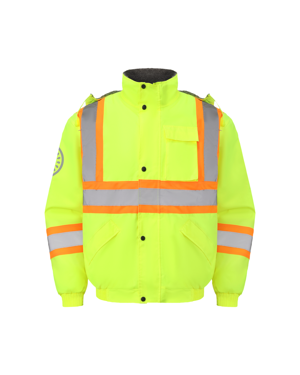 Kiwi Class 3 Hi-Vis Sherpa-Lined Work Jacket