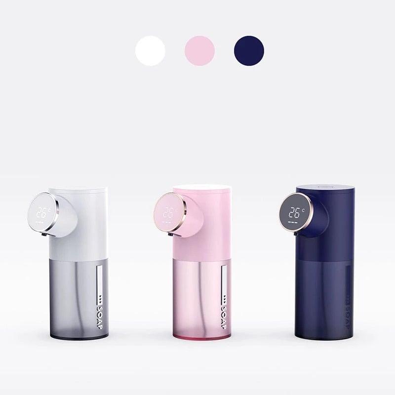 Rechargeable Foaming Soap Dispenser with Temperature Display