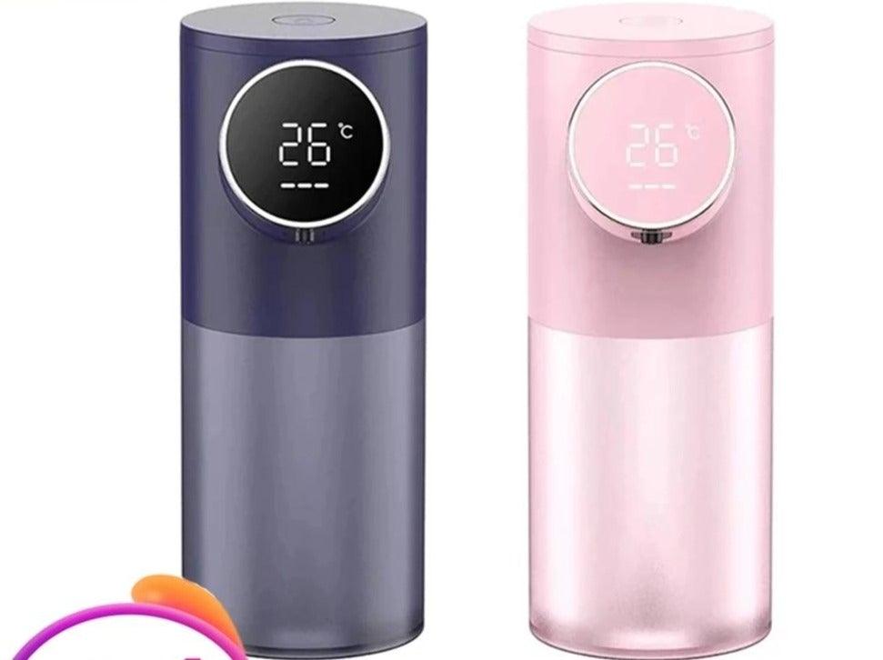 Rechargeable Foaming Soap Dispenser with Temperature Display