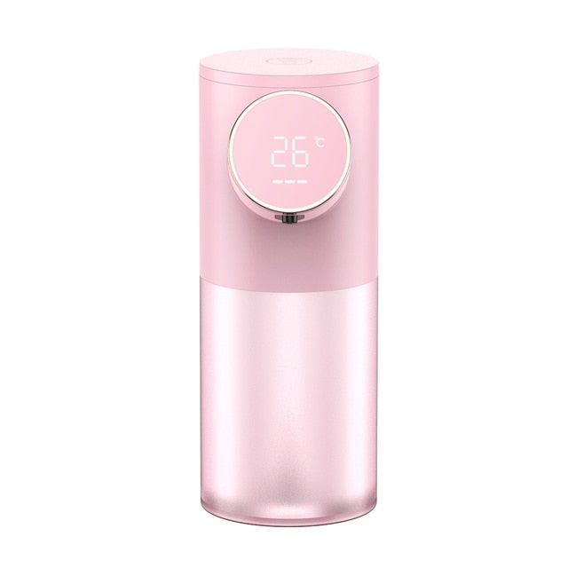 Rechargeable Foaming Soap Dispenser with Temperature Display