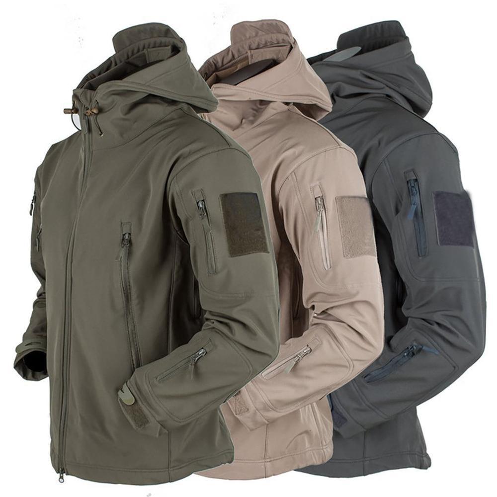 Men's Waterproof Tactical Fleece Jacket