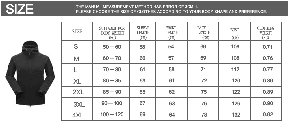 Men's Waterproof Tactical Fleece Jacket
