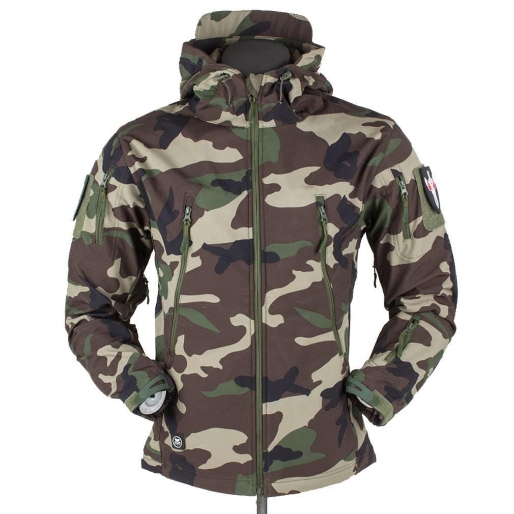 Men's Waterproof Tactical Fleece Jacket