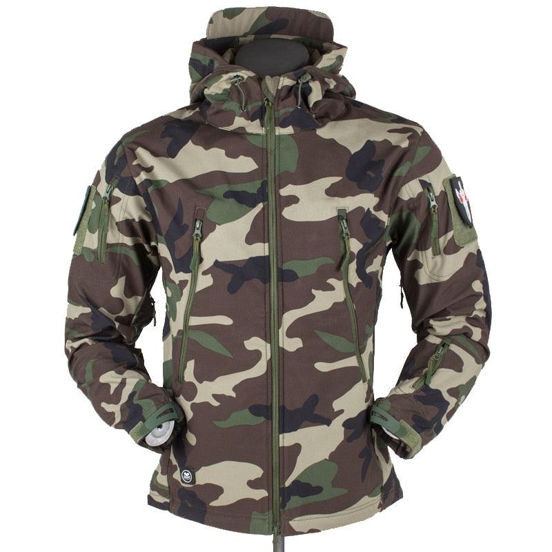Men's Waterproof Tactical Fleece Jacket