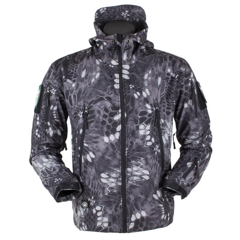 Men's Waterproof Tactical Fleece Jacket