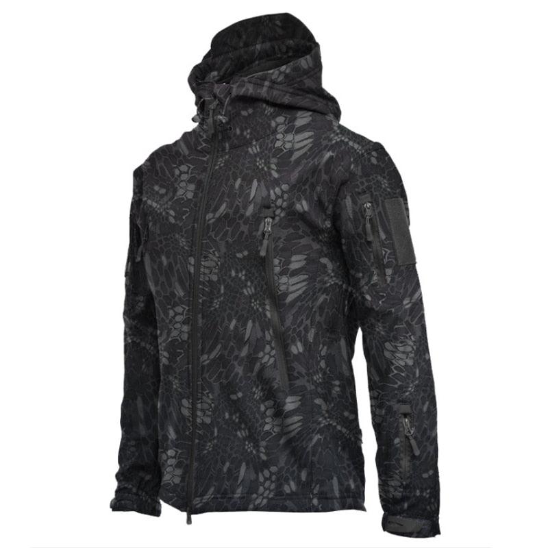Men's Waterproof Tactical Fleece Jacket