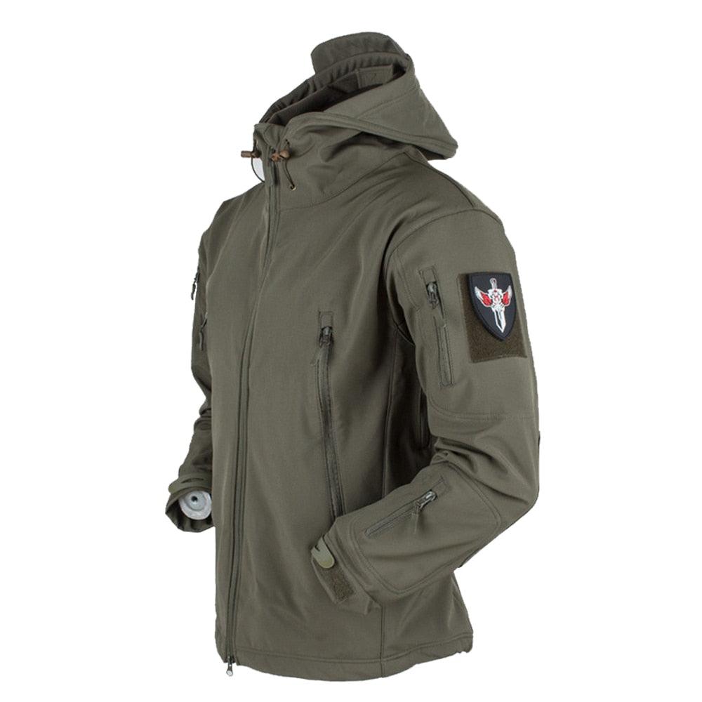 Men's Waterproof Tactical Fleece Jacket