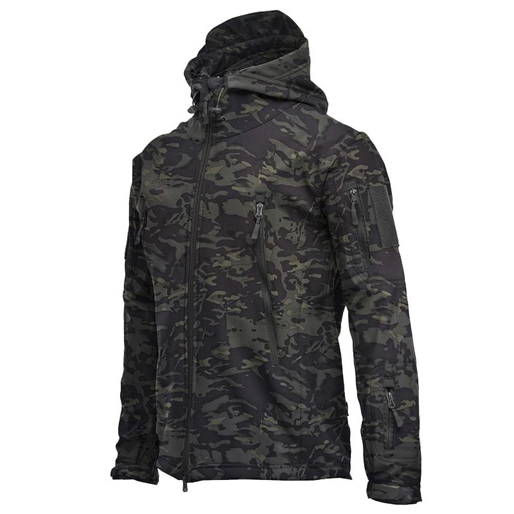 Men's Waterproof Tactical Fleece Jacket