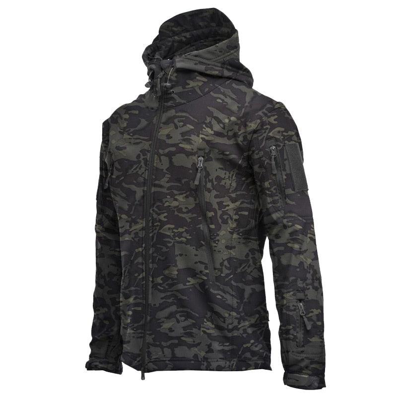 Men's Waterproof Tactical Fleece Jacket