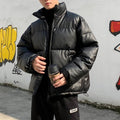 Men's Insulated Black Winter Work Jacket