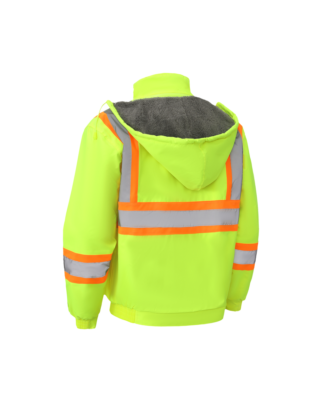 Kiwi Class 3 Hi-Vis Sherpa-Lined Work Jacket