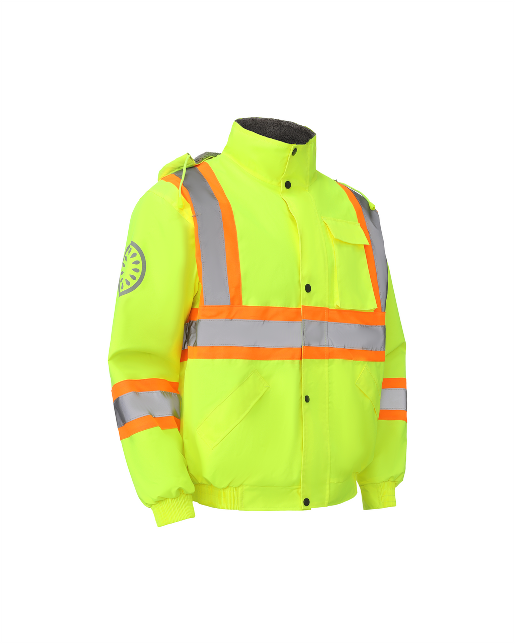 Kiwi Class 3 Hi-Vis Sherpa-Lined Work Jacket