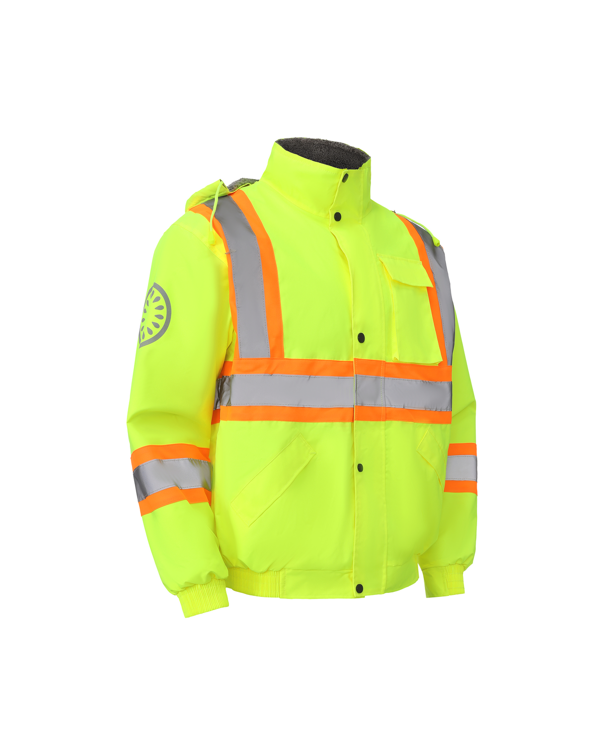Kiwi Class 3 Hi-Vis Sherpa-Lined Work Jacket