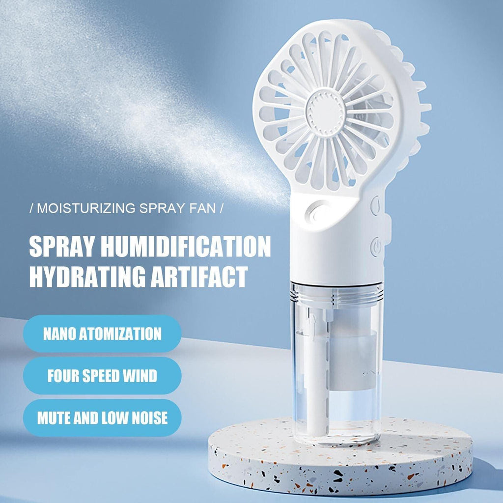 Rechargeable Handheld Misting Fan