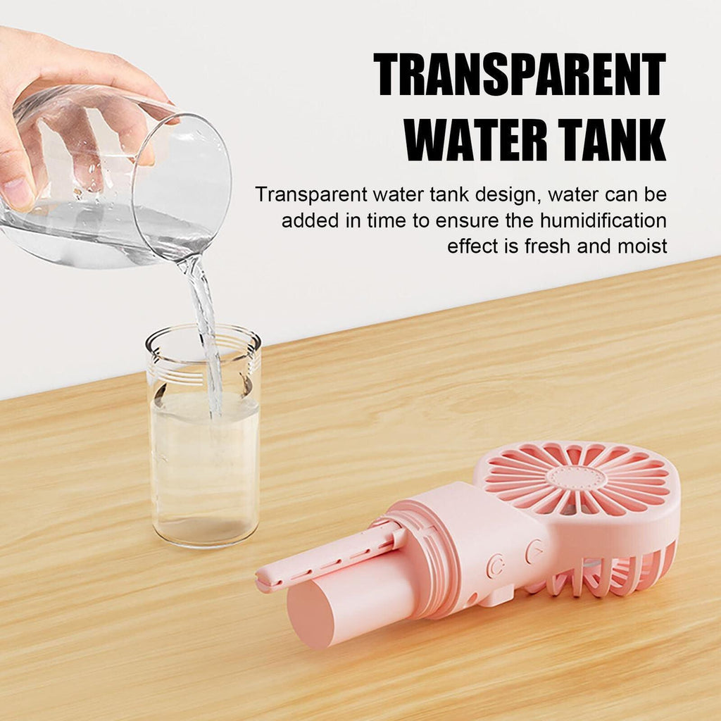 Rechargeable Handheld Misting Fan
