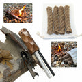 Emergency Fire Starter with Weatherproof Fat Rope
