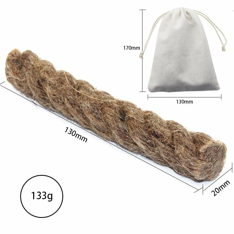 Emergency Fire Starter with Weatherproof Fat Rope