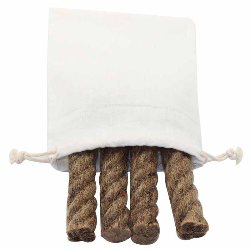 Emergency Fire Starter with Weatherproof Fat Rope