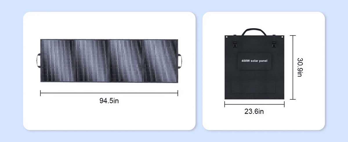 Foldable Solar Panels – 200W / 400W
