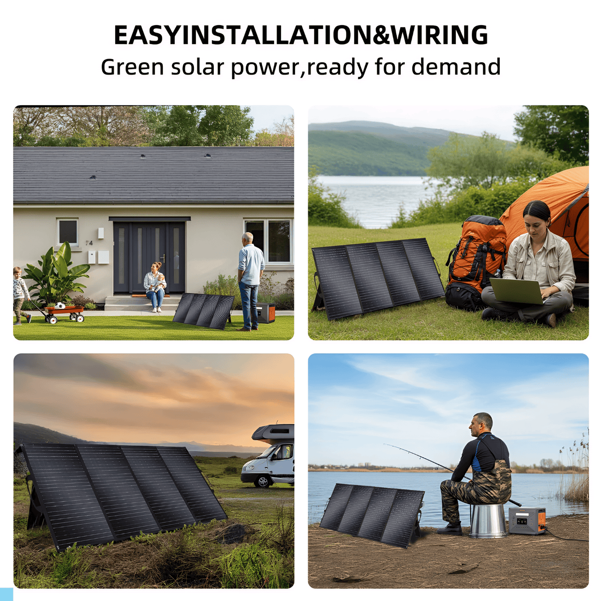 Foldable Solar Panels – 200W / 400W