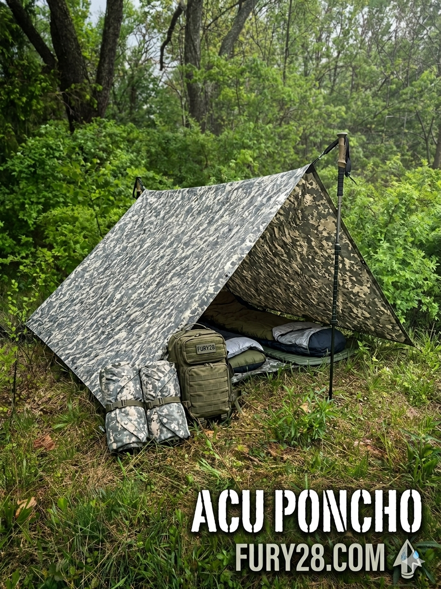 USGI Wet Weather Poncho & Emergency Shelter