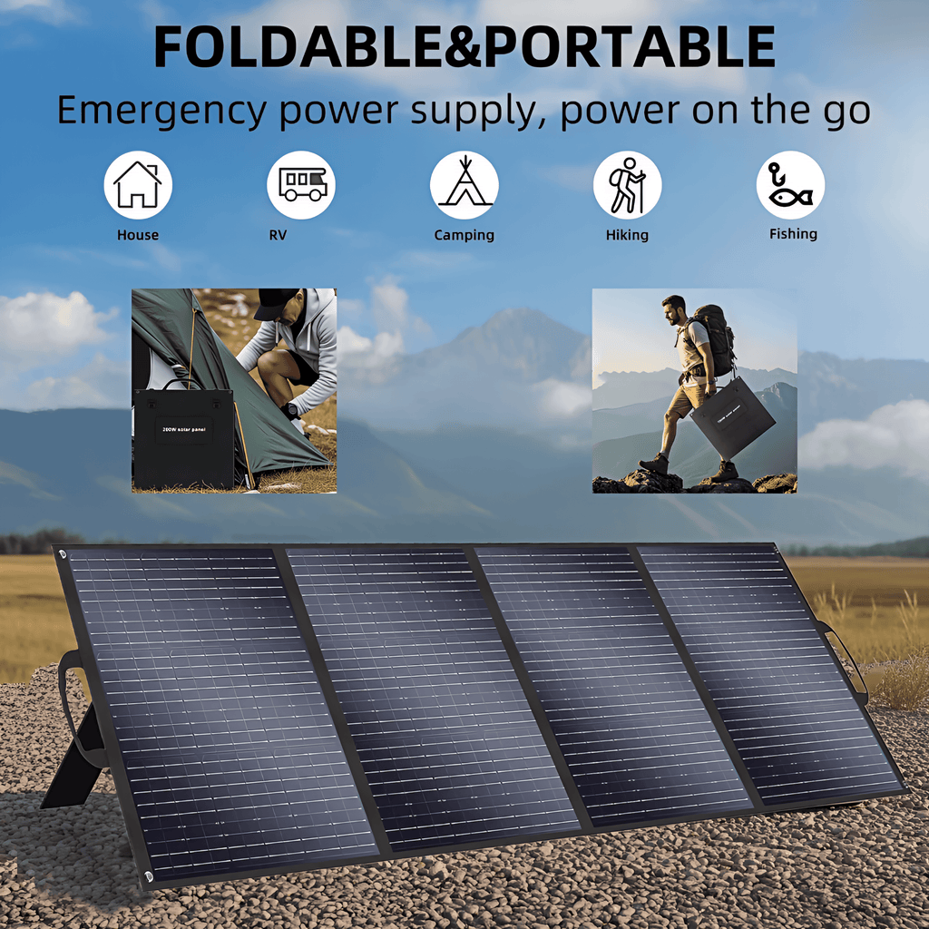 Foldable Solar Panels – 200W / 400W