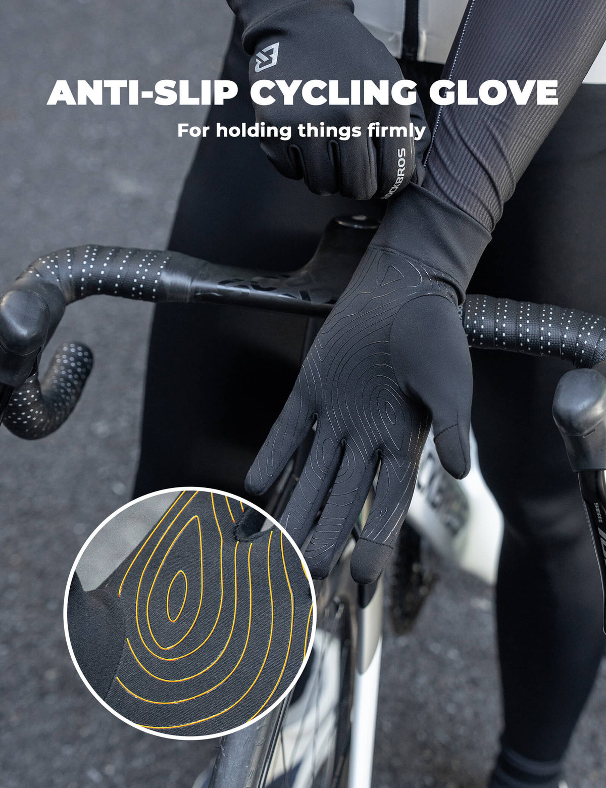 ROCKBROS Full-Finger Winter Cycling Gloves