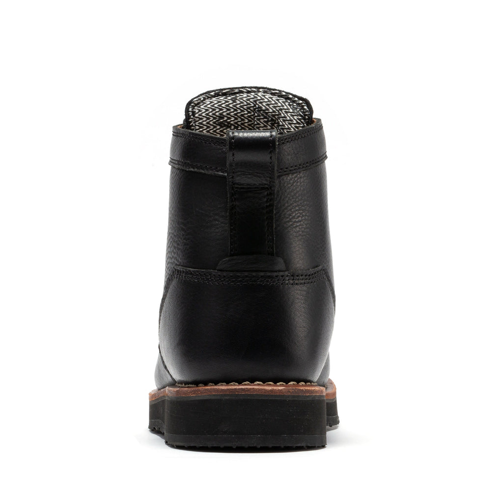 ROCKROOSTER Edgewood 6-in. Steel Toe Wedge Boots (SAP610BK)