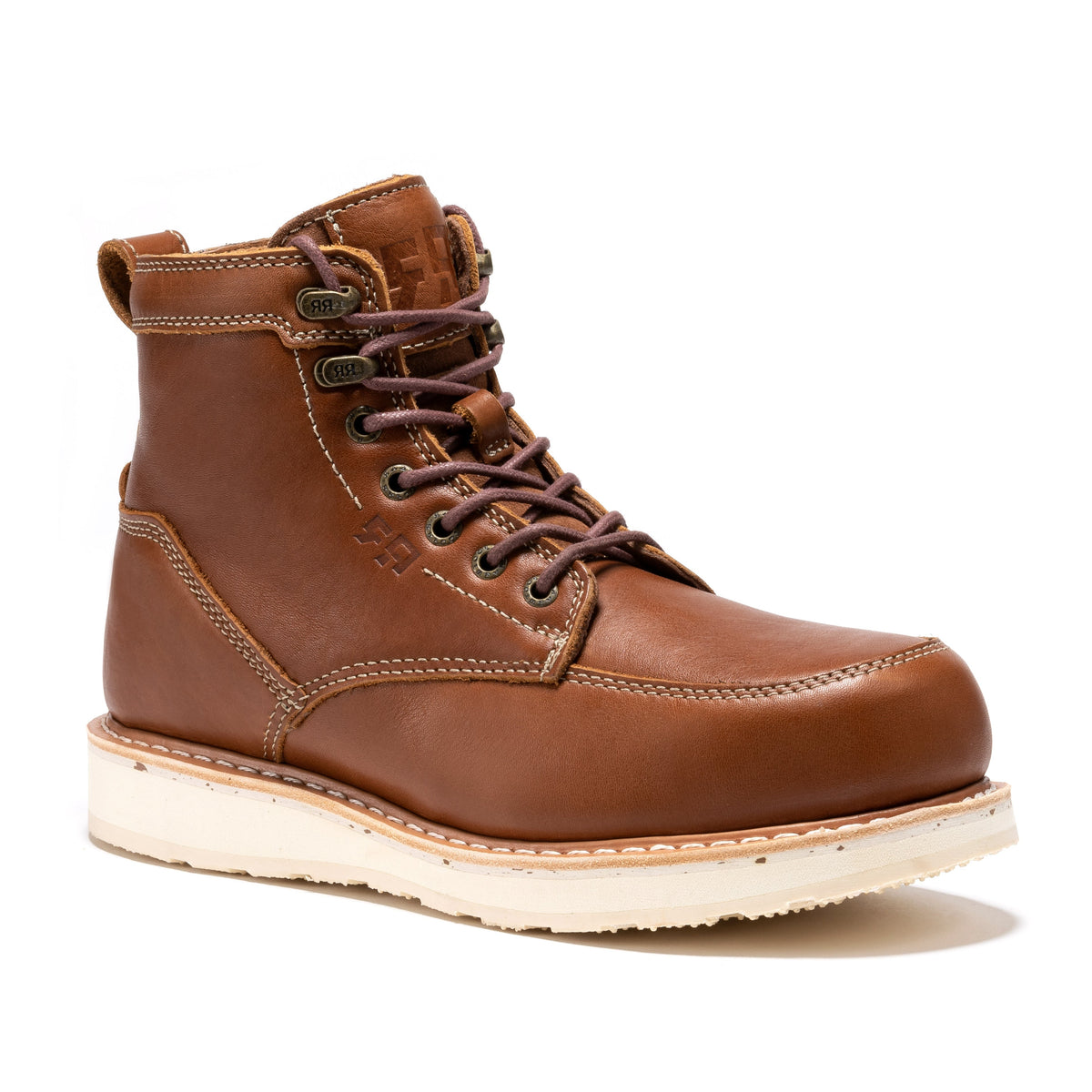 ROCKROOSTER Edgewood 6-in. Steel Toe Wedge Boots (SAP610BK)