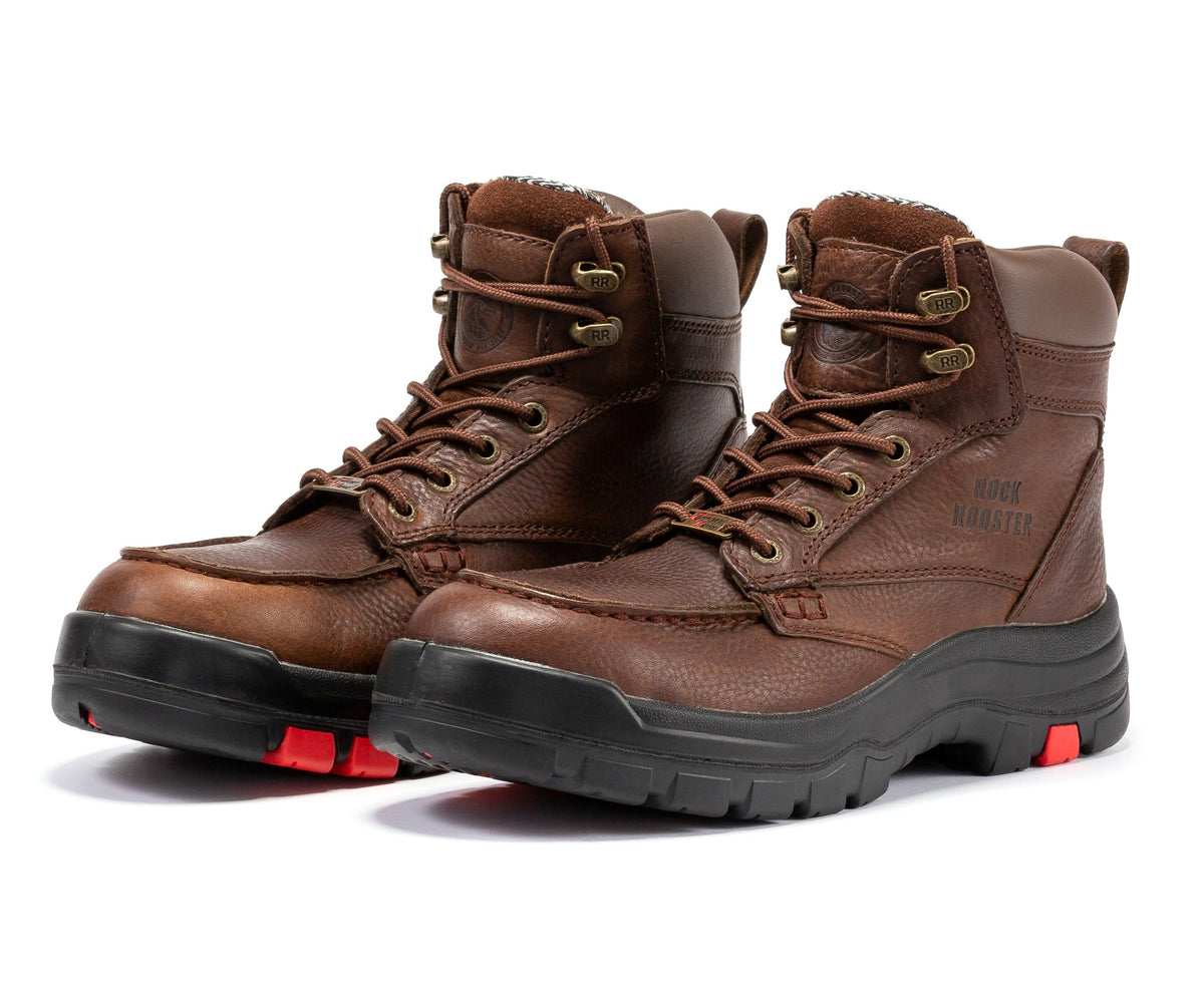 ROCKROOSTER Zumbro 6-in. Waterproof Steel Toe Boots (AK372)