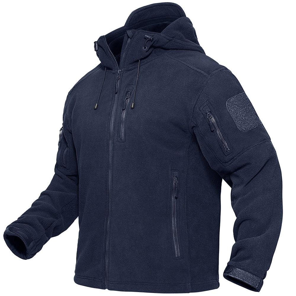 Men's Waterproof Tactical Fleece Work Jacket